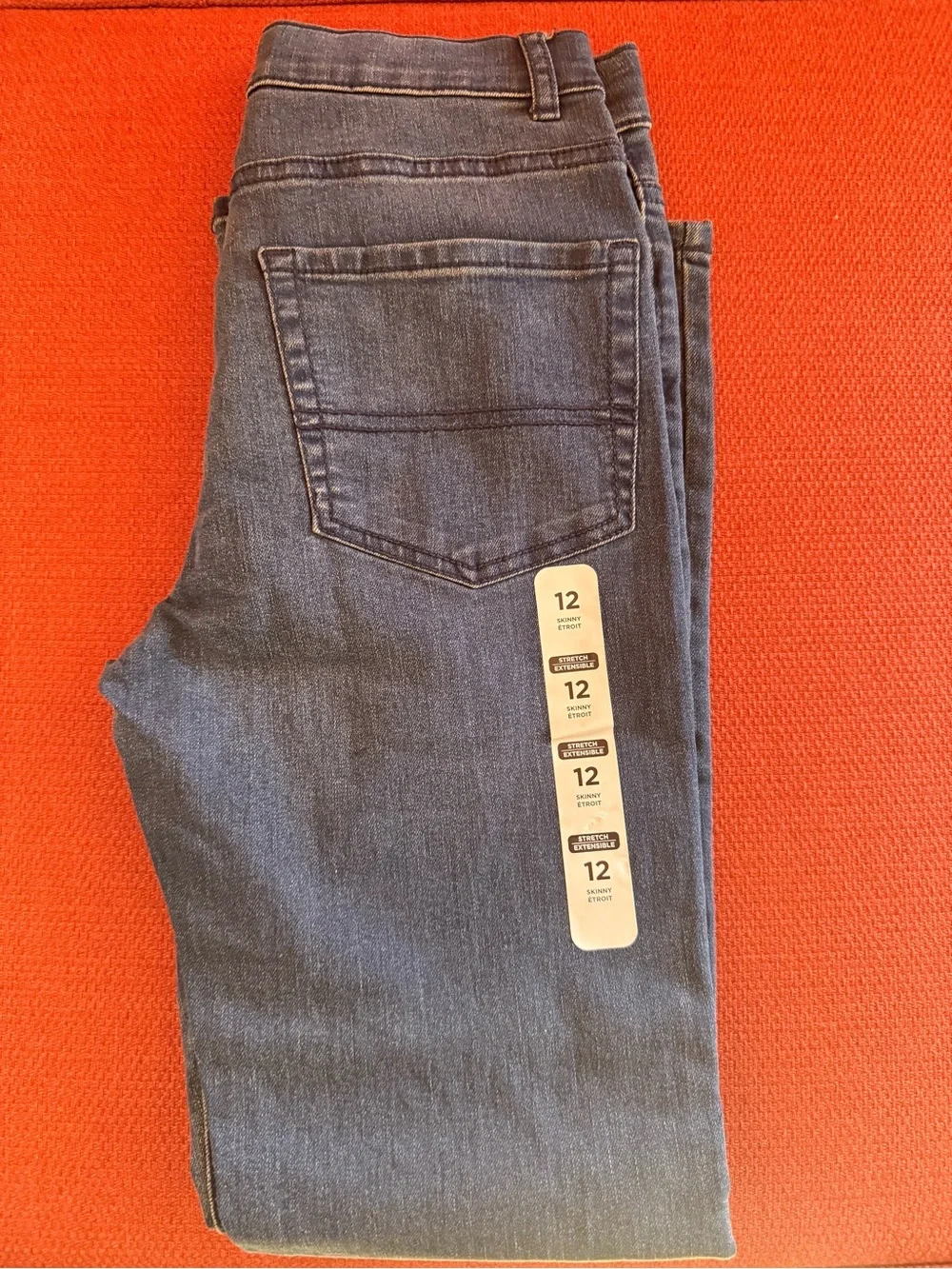 Children’s place Gray Skinny Stretch Jeans - Boys size 12 New